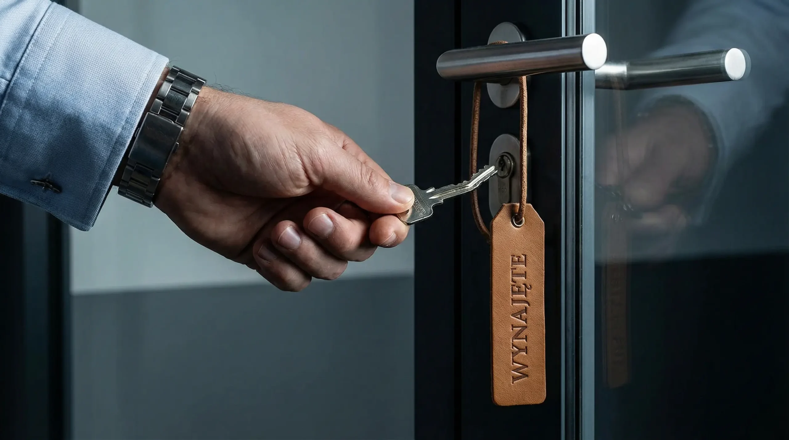 Masz firmę na Facebooku? Nikt Ci tego nie powie 1 Zablokowane drzwi do biura jako metafora braku własności kanału sprzedaży gdy masz firmę na Facebooku bez własnej strony